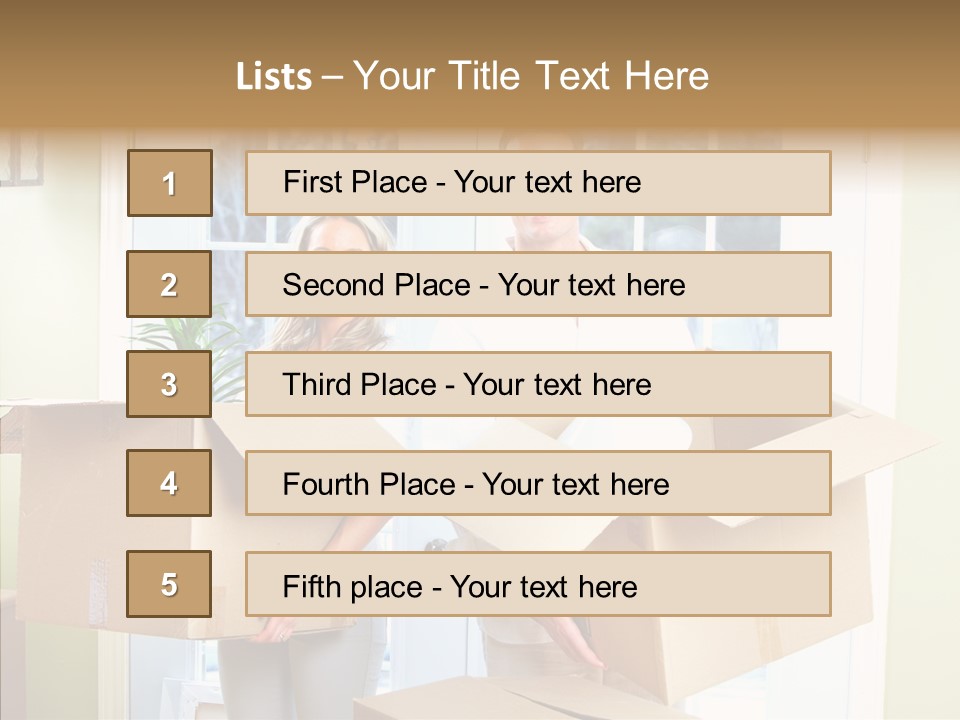 Two Room Background PowerPoint Template