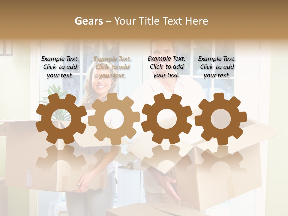 Two Room Background PowerPoint Template