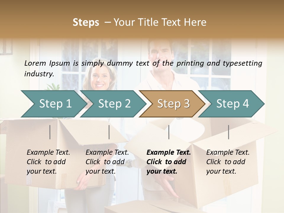 Two Room Background PowerPoint Template