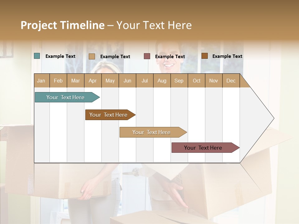 Two Room Background PowerPoint Template