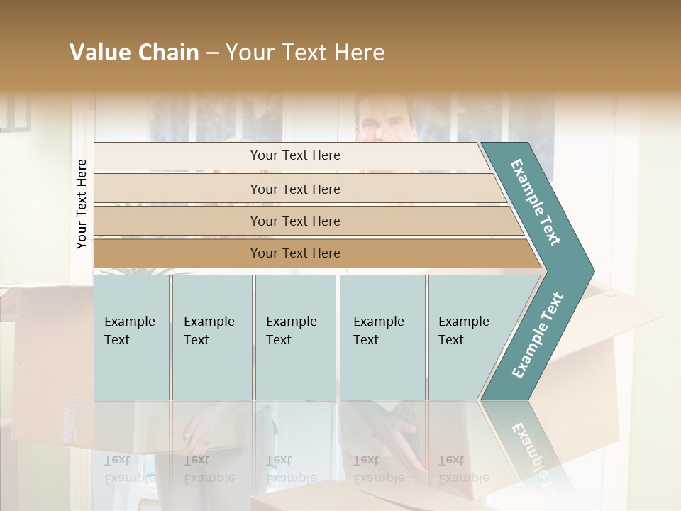 Two Room Background PowerPoint Template