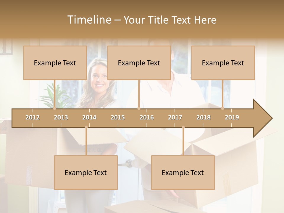 Two Room Background PowerPoint Template