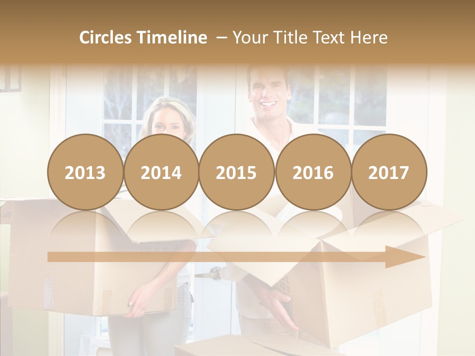 Two Room Background PowerPoint Template