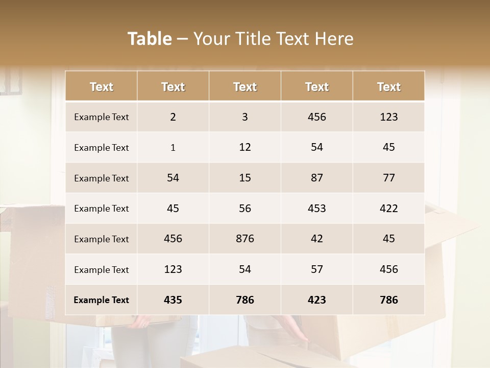 Two Room Background PowerPoint Template