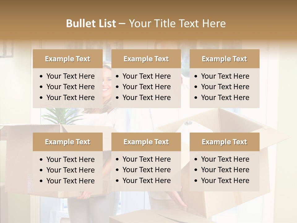 Two Room Background PowerPoint Template