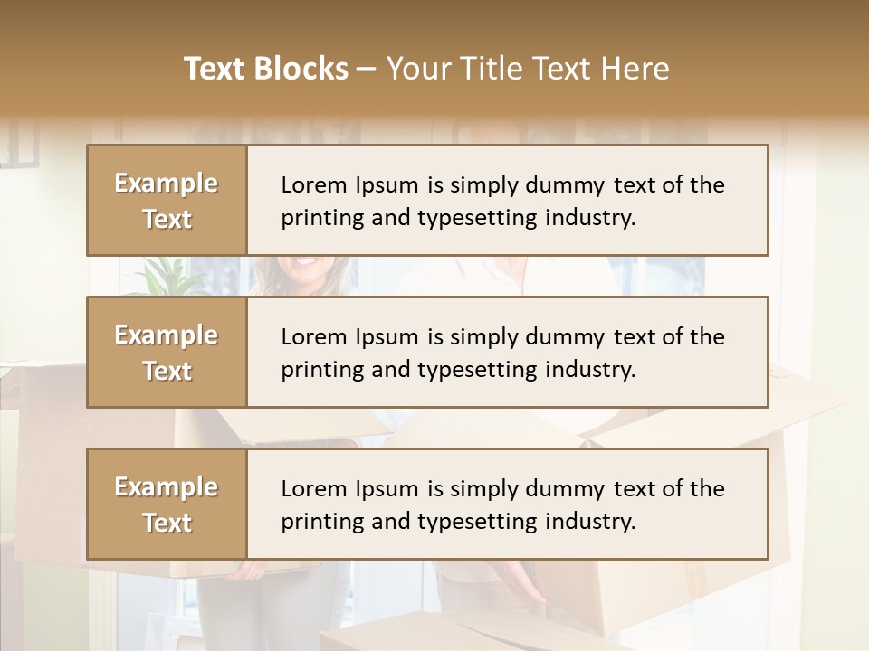 Two Room Background PowerPoint Template