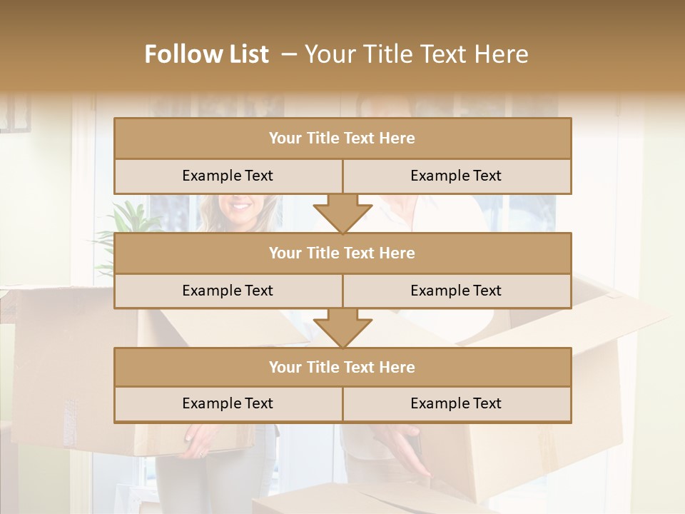 Two Room Background PowerPoint Template