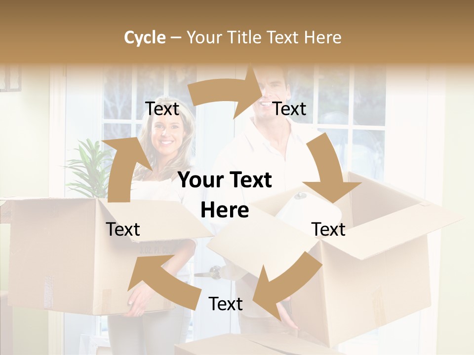 Two Room Background PowerPoint Template