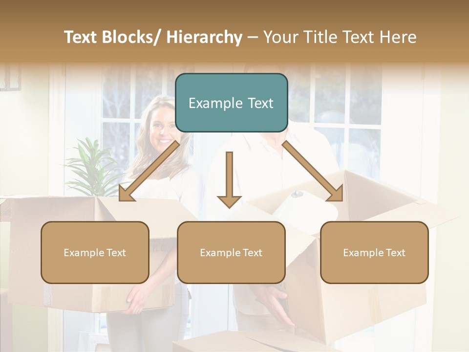 Two Room Background PowerPoint Template
