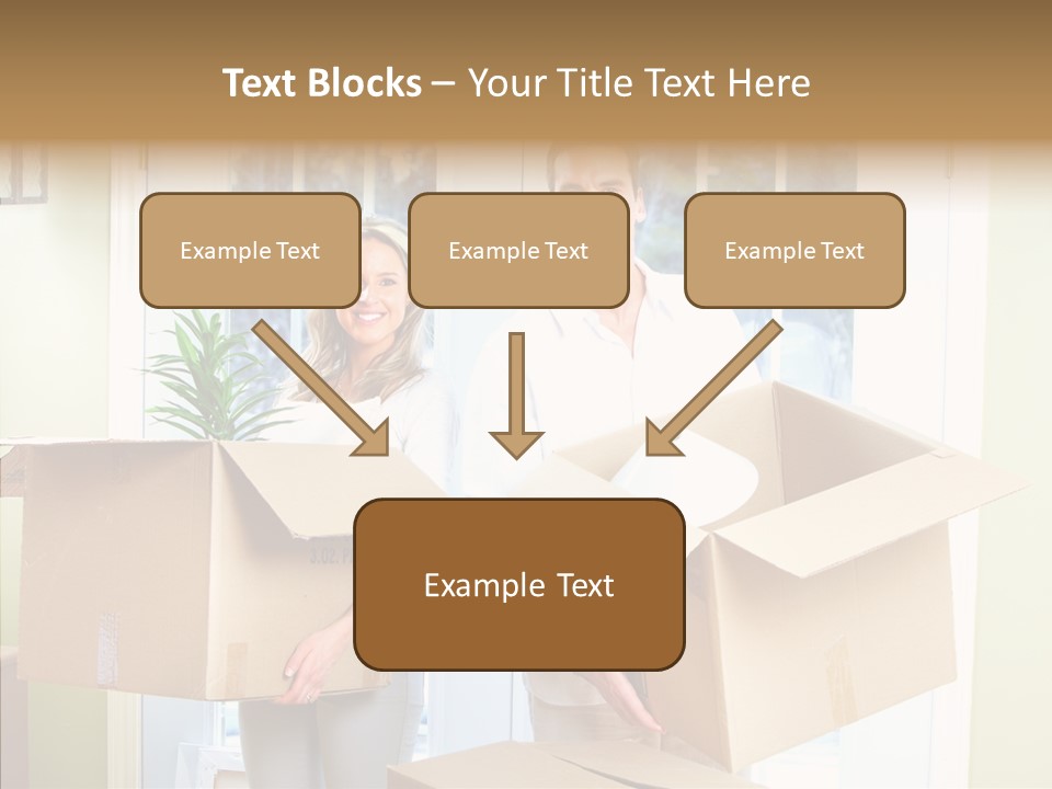 Two Room Background PowerPoint Template