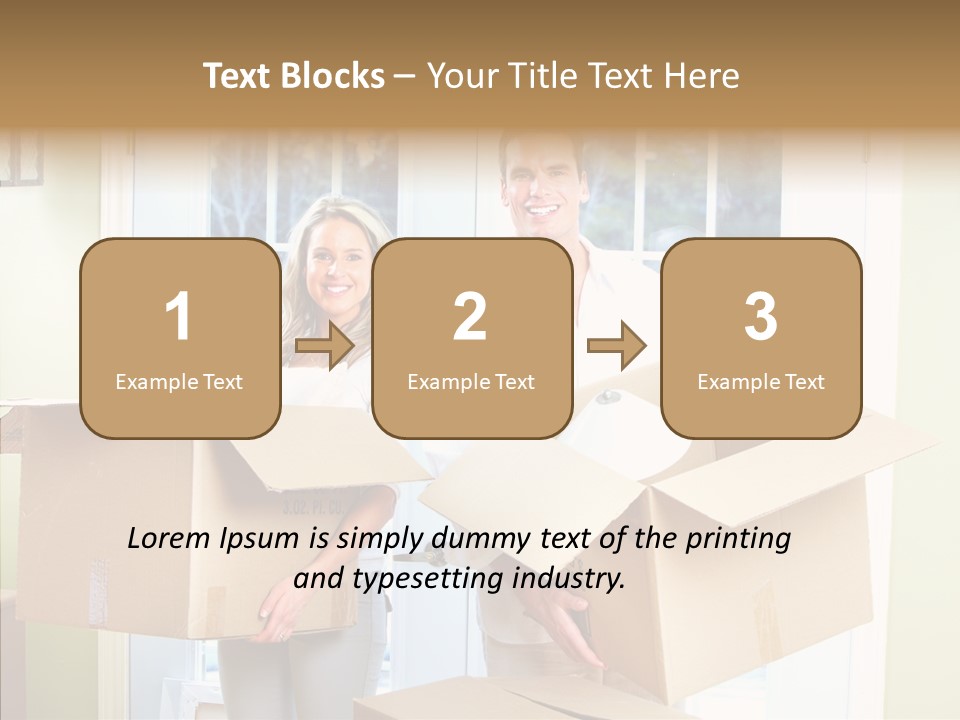 Two Room Background PowerPoint Template