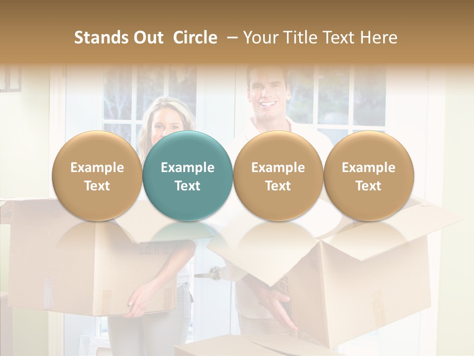 Two Room Background PowerPoint Template