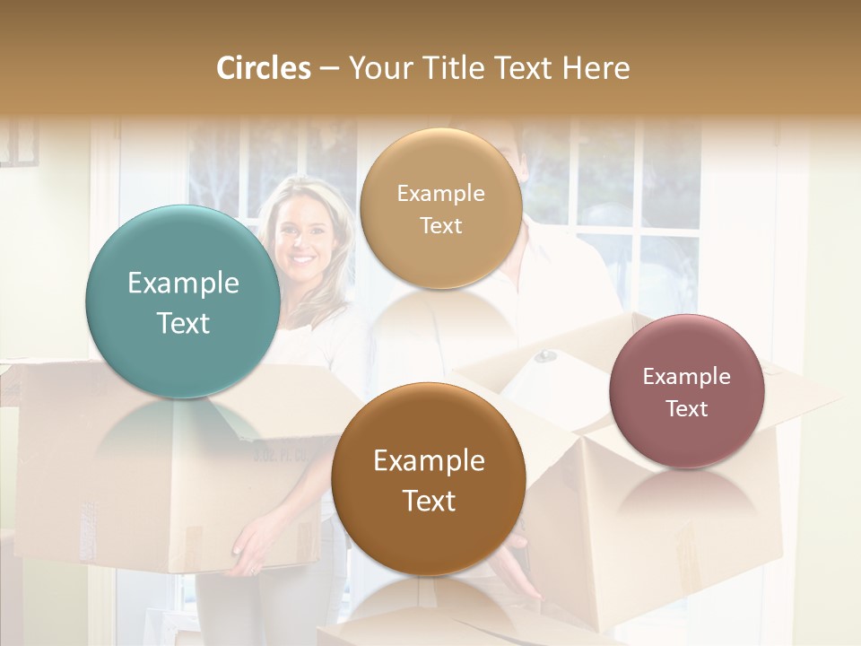 Two Room Background PowerPoint Template