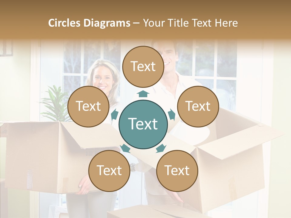 Two Room Background PowerPoint Template