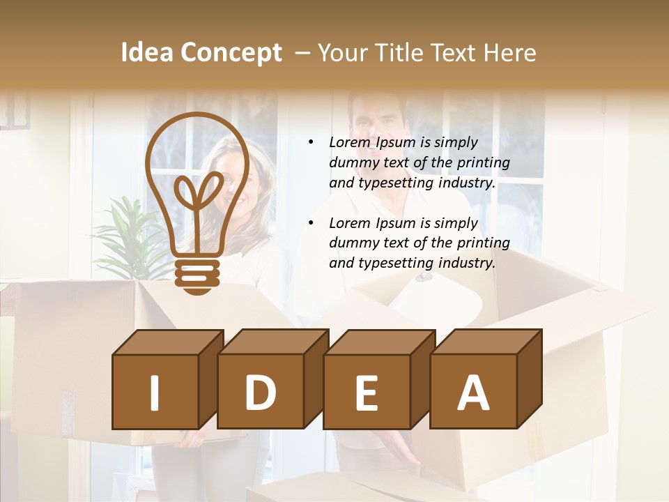 Two Room Background PowerPoint Template