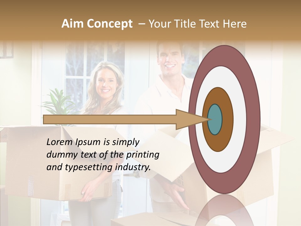 Two Room Background PowerPoint Template