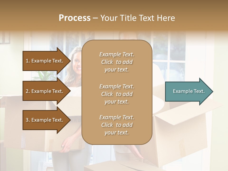 Two Room Background PowerPoint Template