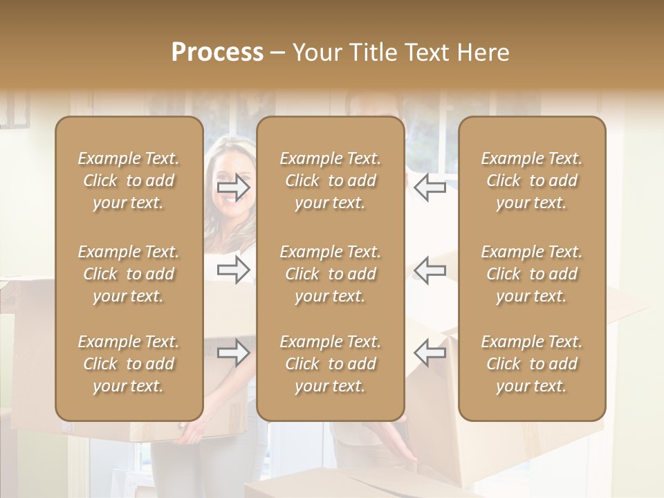 Two Room Background PowerPoint Template
