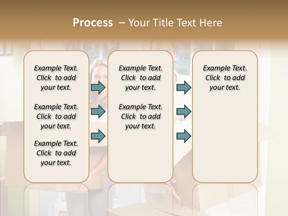Two Room Background PowerPoint Template