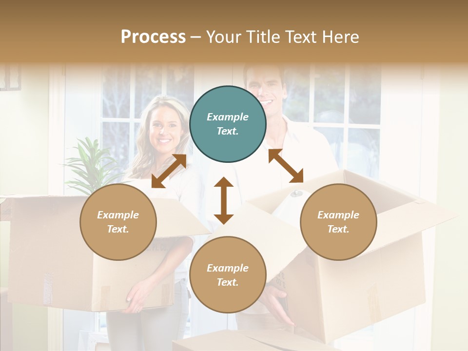 Two Room Background PowerPoint Template