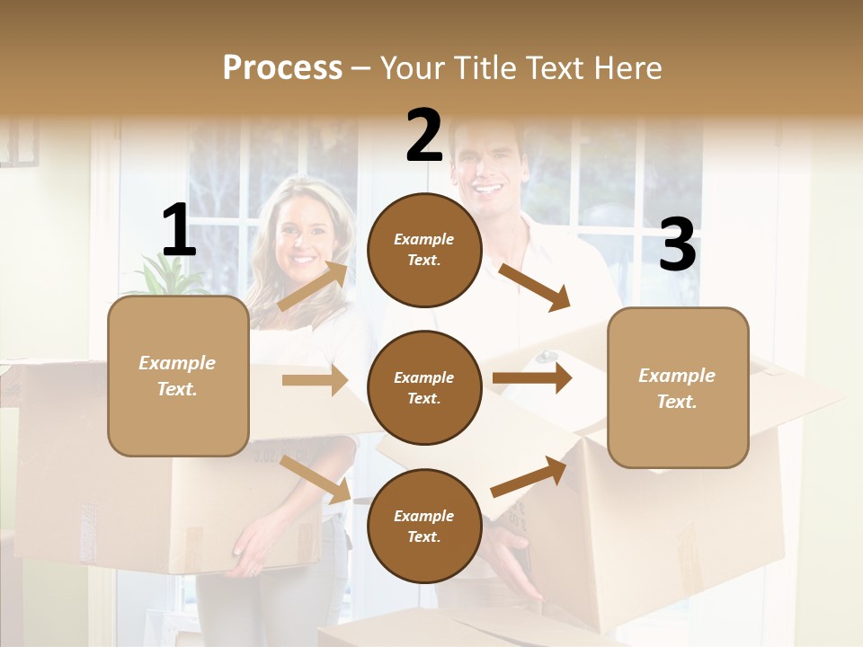 Two Room Background PowerPoint Template
