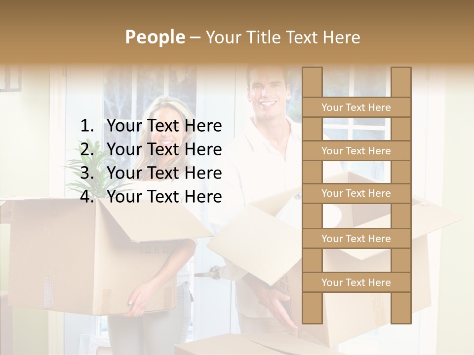 Two Room Background PowerPoint Template