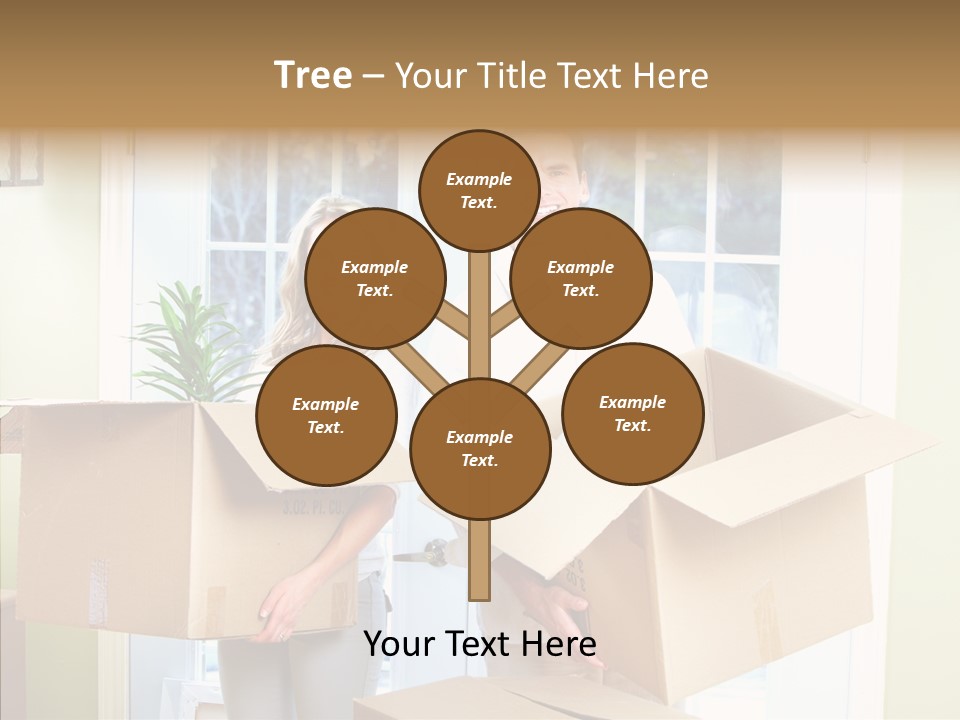 Two Room Background PowerPoint Template