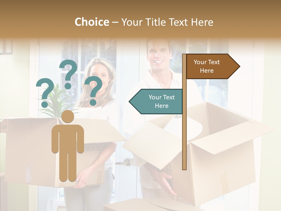 Two Room Background PowerPoint Template