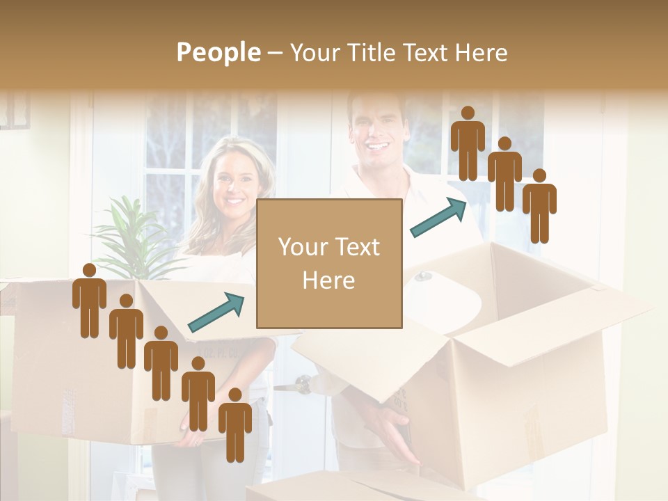 Two Room Background PowerPoint Template