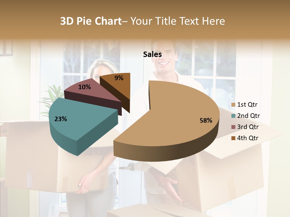 Two Room Background PowerPoint Template