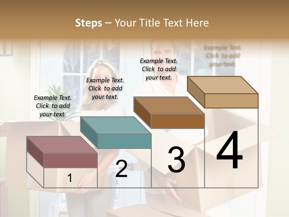 Two Room Background PowerPoint Template