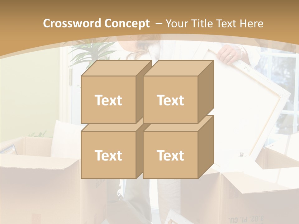 Packing Joyful Positive PowerPoint Template