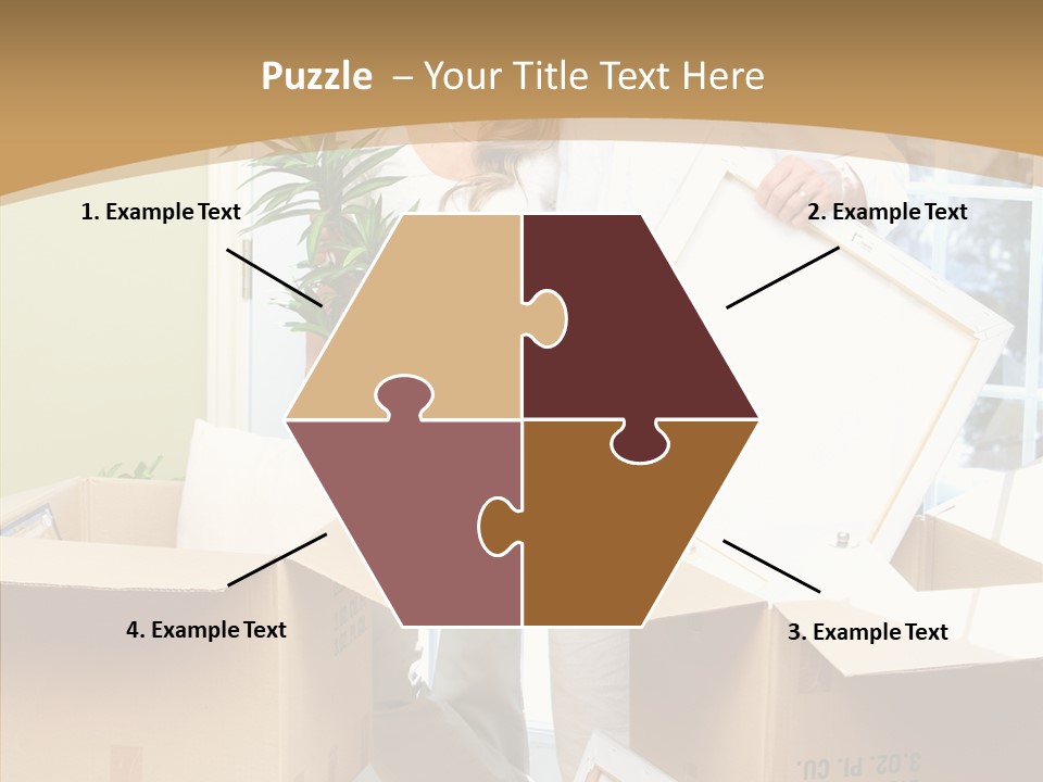 Packing Joyful Positive PowerPoint Template