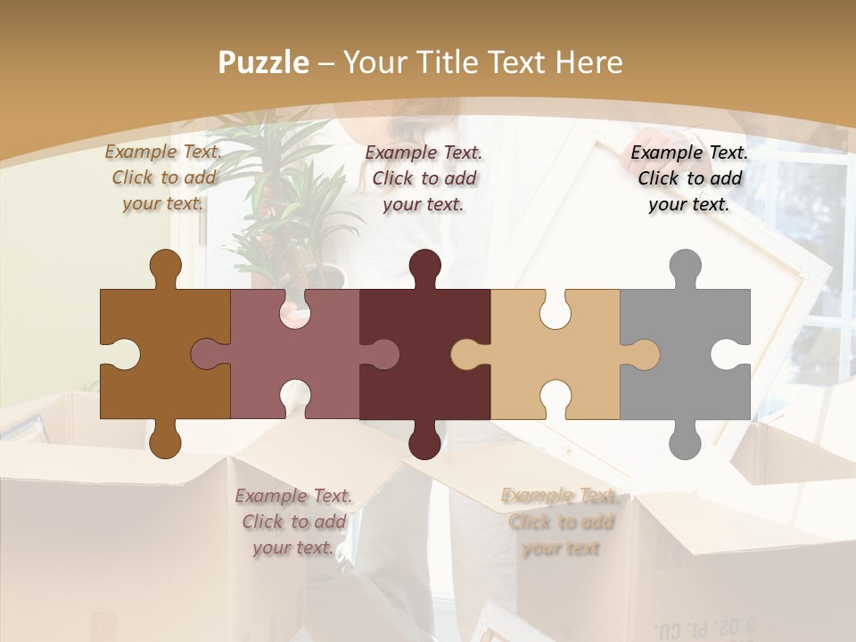 Packing Joyful Positive PowerPoint Template