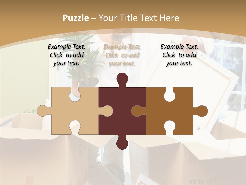 Packing Joyful Positive PowerPoint Template