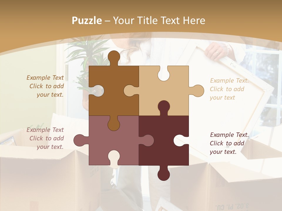 Packing Joyful Positive PowerPoint Template