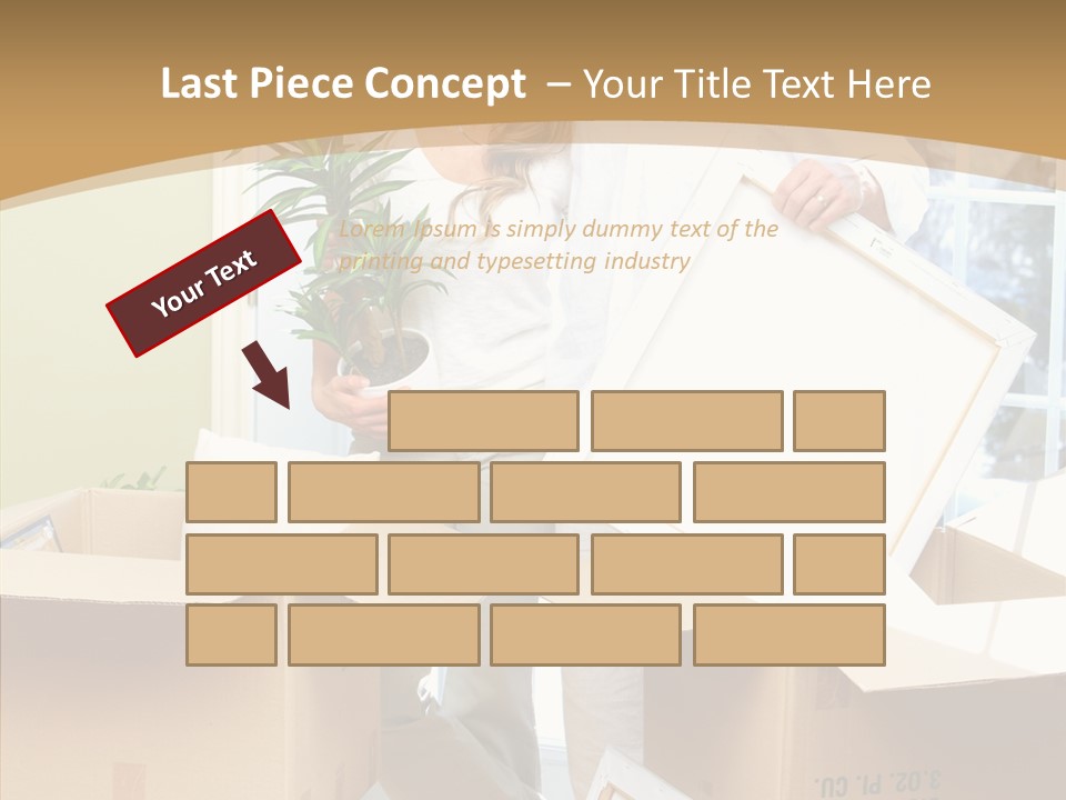 Packing Joyful Positive PowerPoint Template