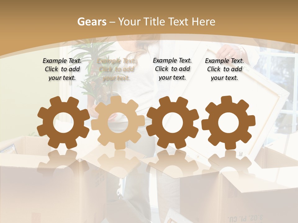 Packing Joyful Positive PowerPoint Template