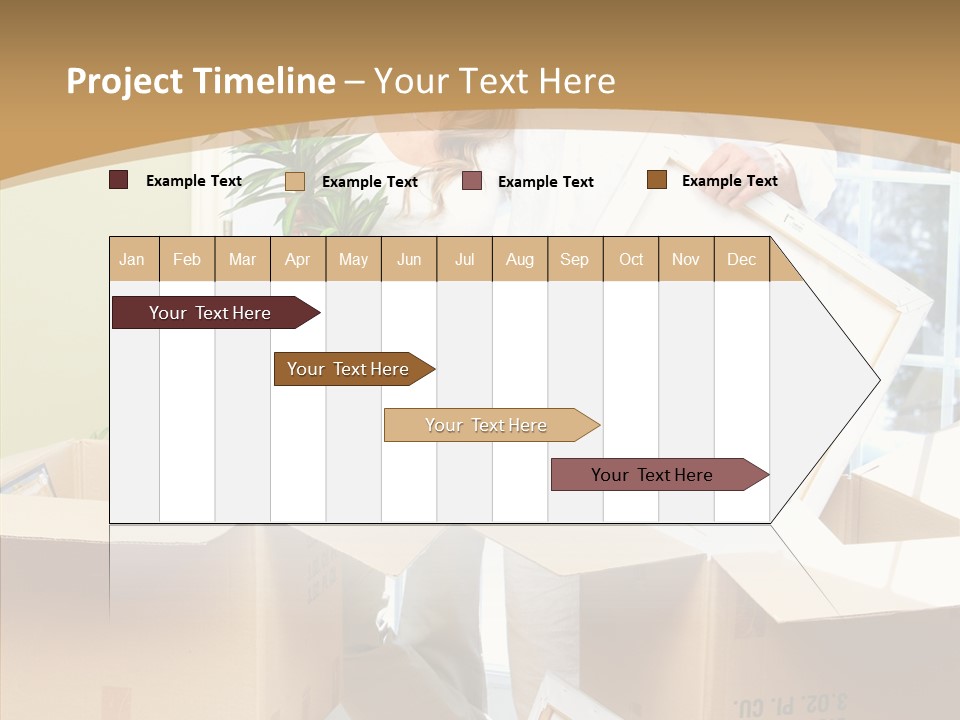 Packing Joyful Positive PowerPoint Template