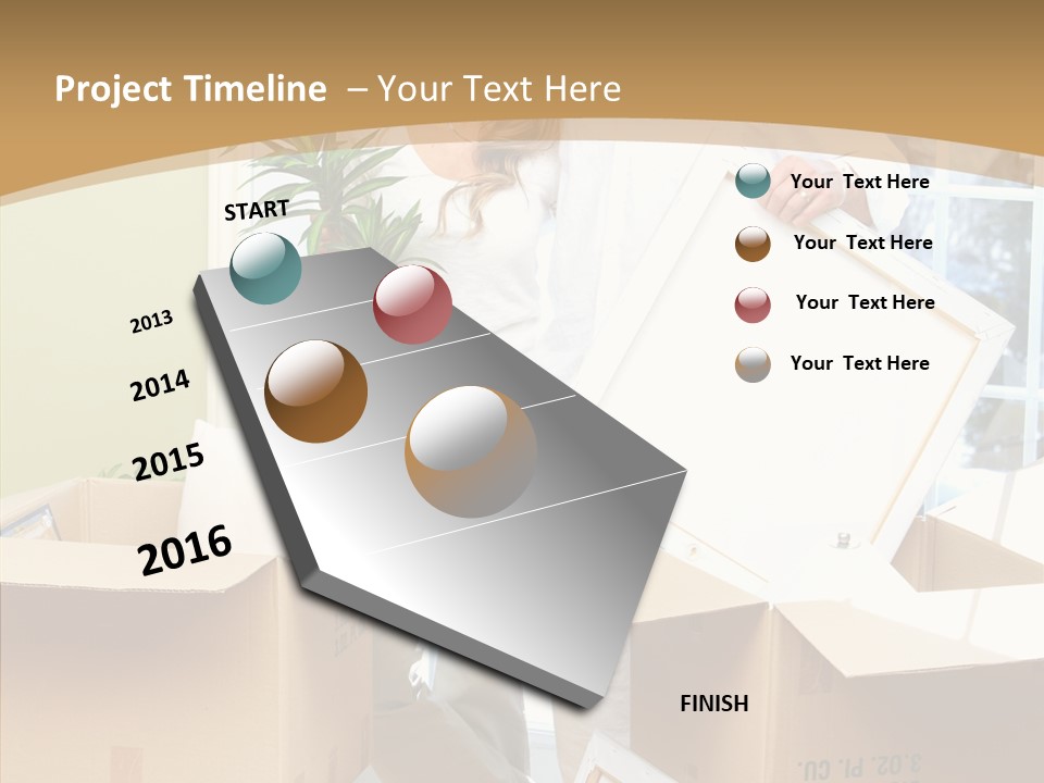 Packing Joyful Positive PowerPoint Template