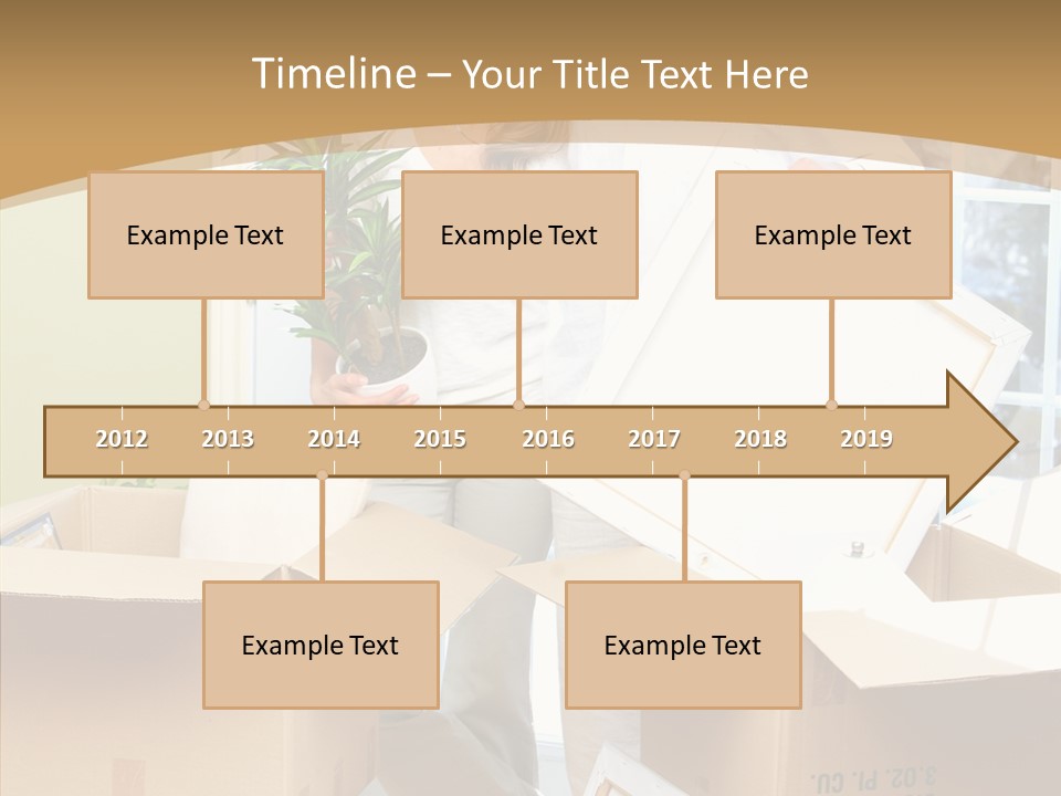 Packing Joyful Positive PowerPoint Template
