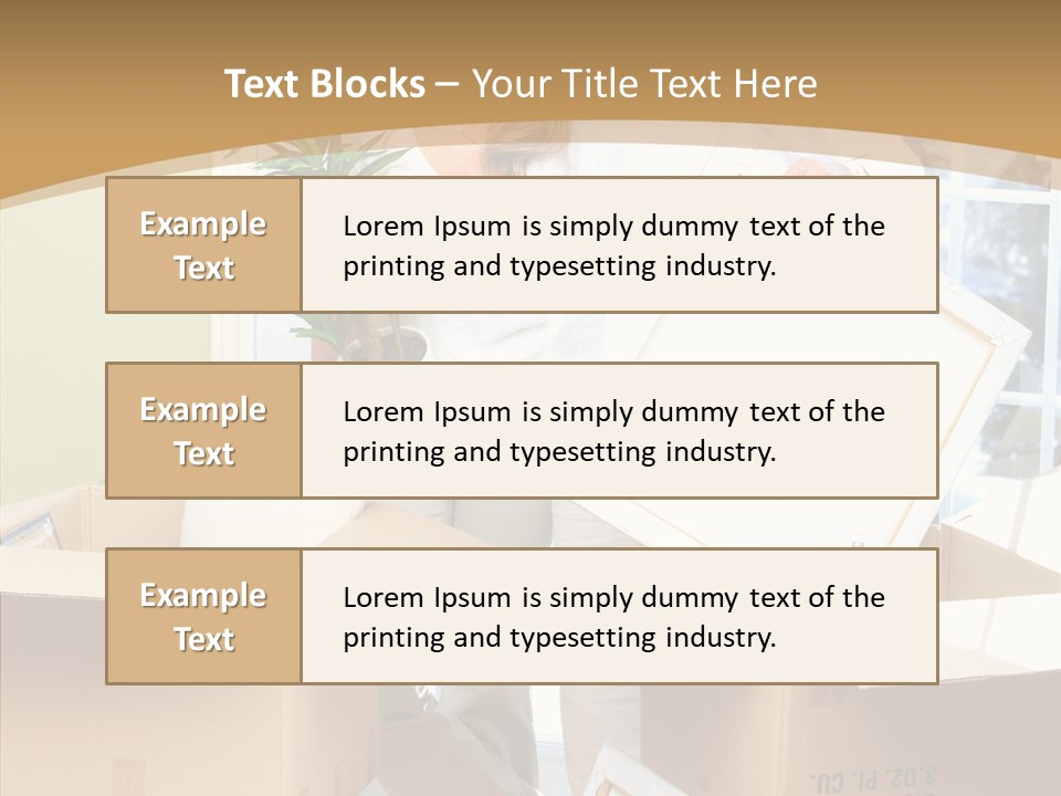 Packing Joyful Positive PowerPoint Template
