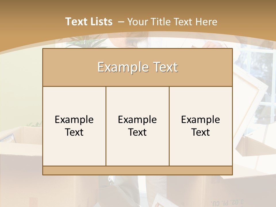 Packing Joyful Positive PowerPoint Template