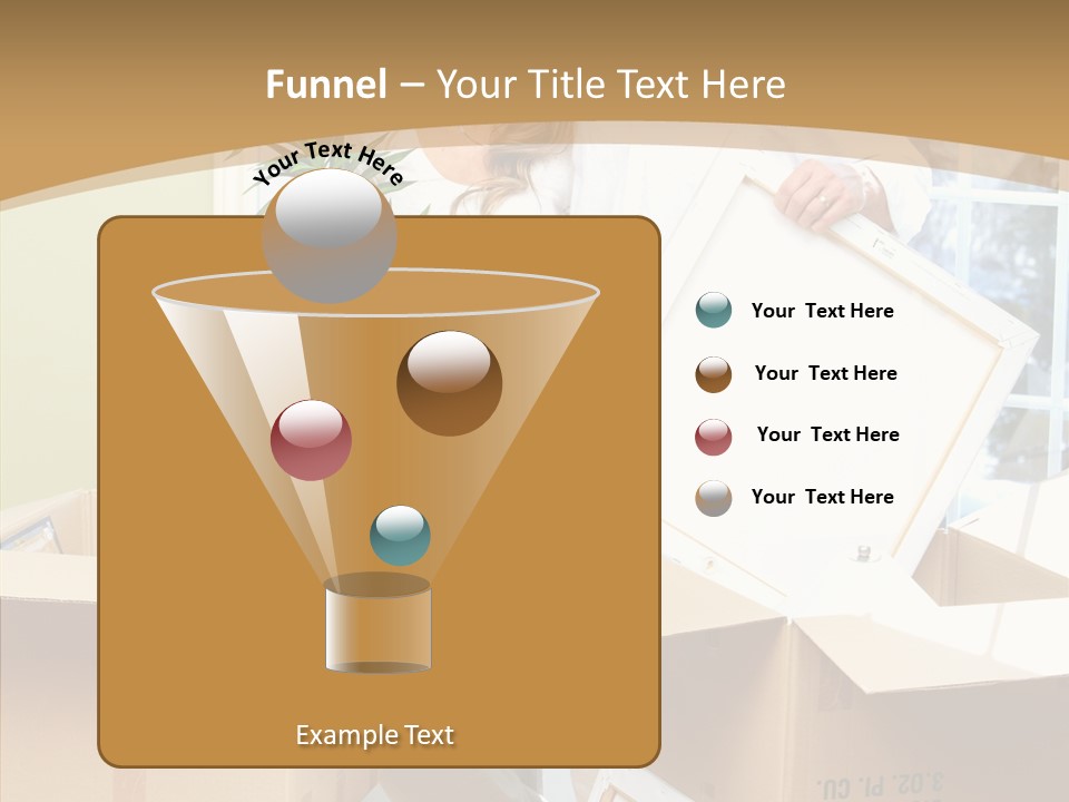 Packing Joyful Positive PowerPoint Template