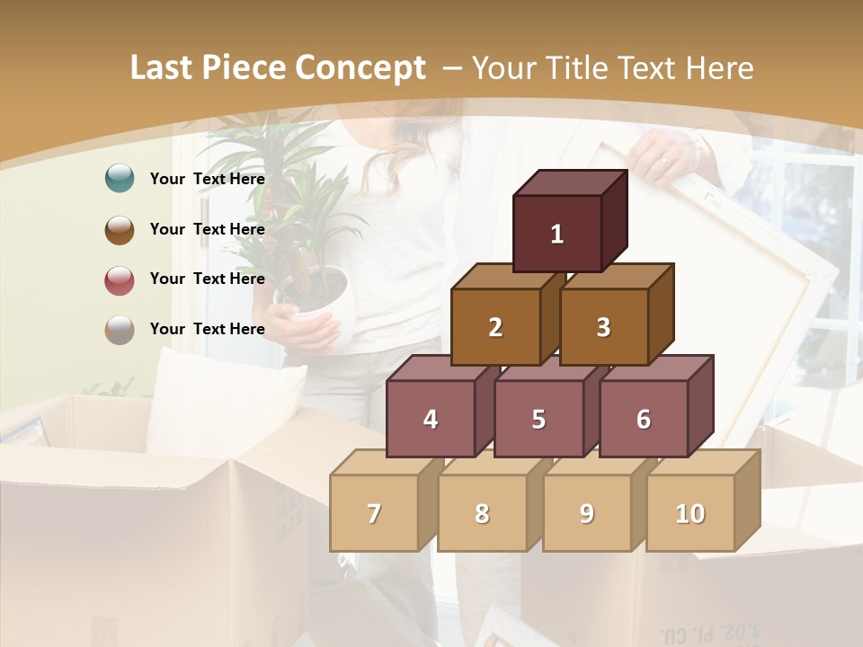 Packing Joyful Positive PowerPoint Template