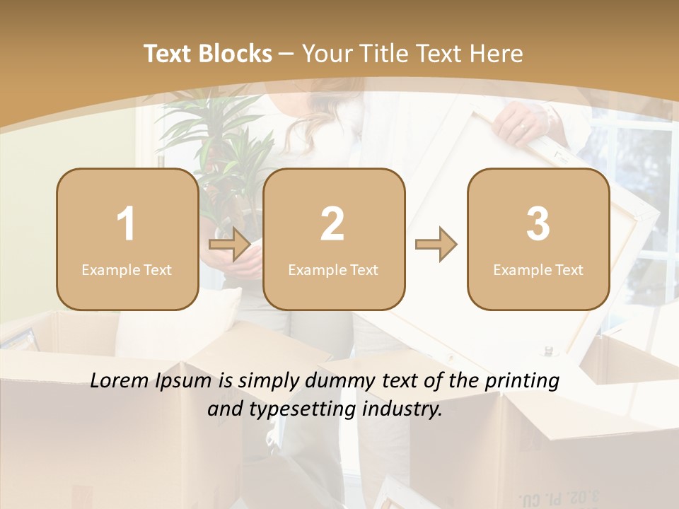 Packing Joyful Positive PowerPoint Template
