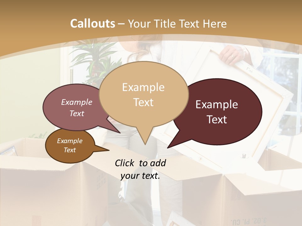 Packing Joyful Positive PowerPoint Template