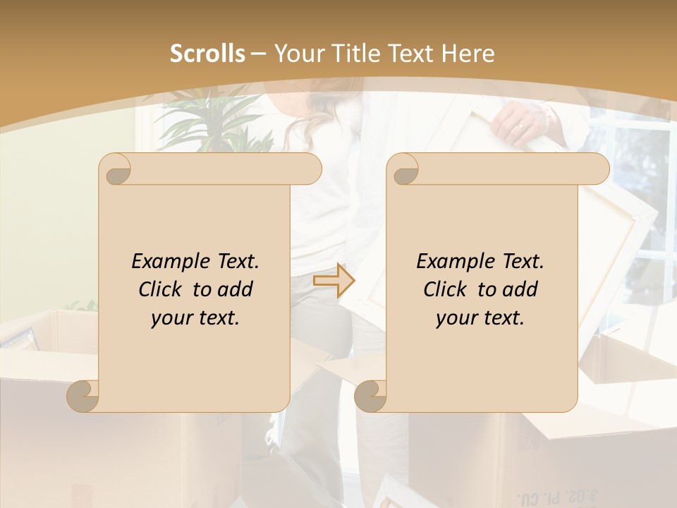 Packing Joyful Positive PowerPoint Template