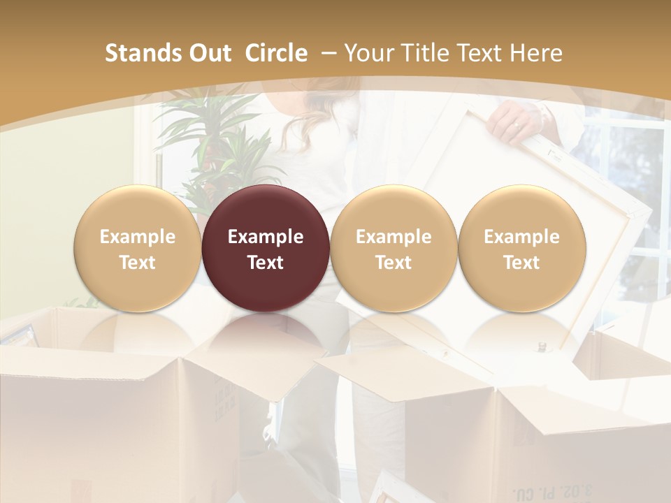 Packing Joyful Positive PowerPoint Template