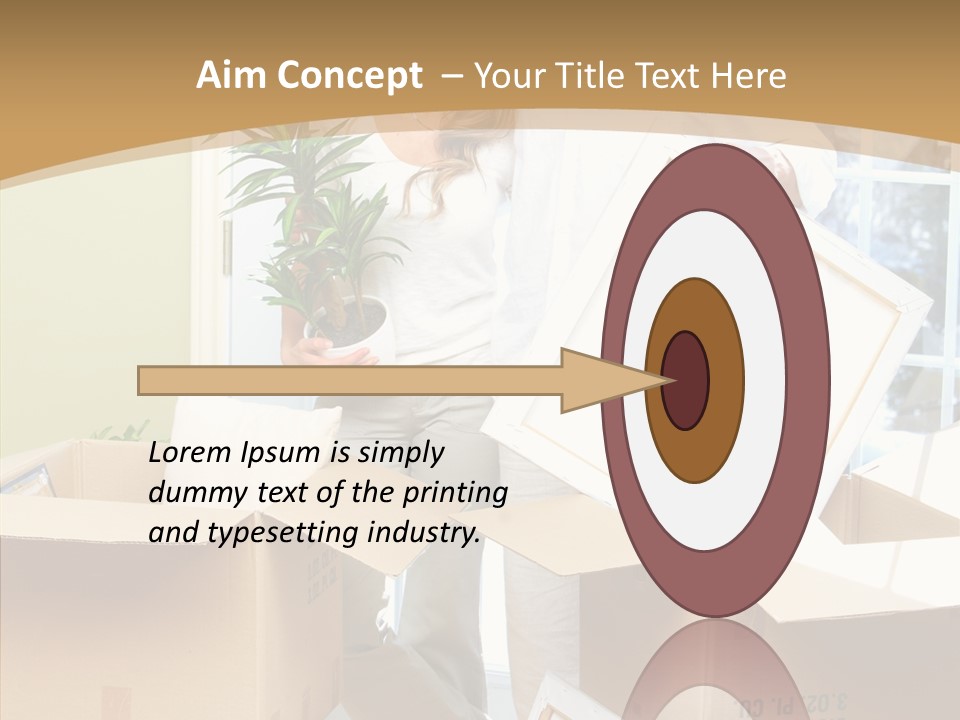 Packing Joyful Positive PowerPoint Template